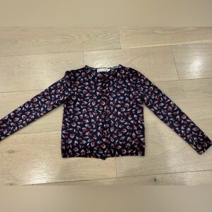 Bonpoint cherry wool cardigan 8Y